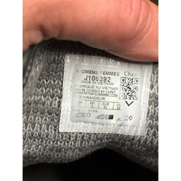 Chaco Barbary gray boots ankle booties Chukka Hiking shoes Women's size 11 - Picture 5 of 5